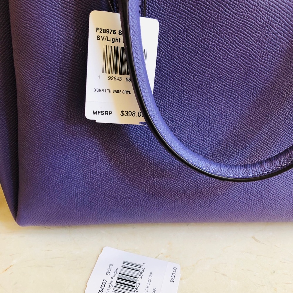 NWT Coach Large sage leather Satchel&wallet Set - Picture 6 of 7